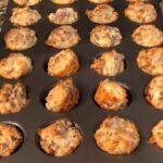 Sausage and cheese biscuit bites