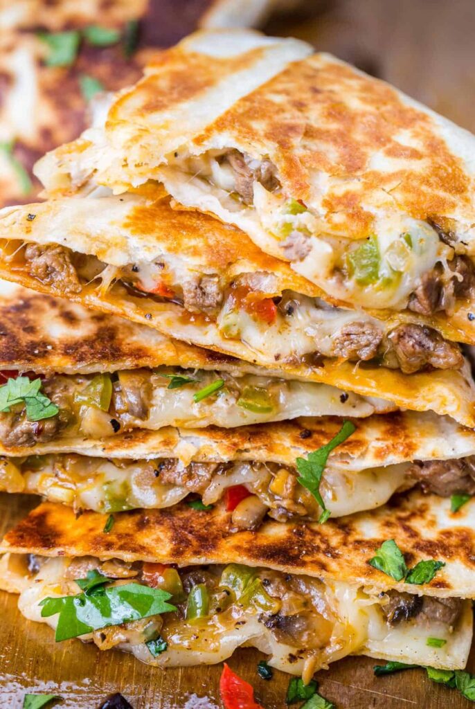 Philly Cheesesteak Quesadillas