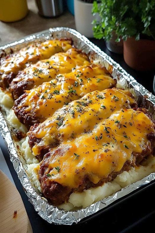 Cheesy meatloaf