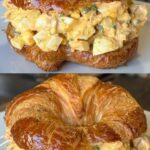 Egg Salad Croissant Sandwich