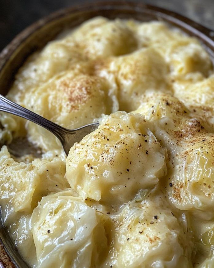 German Cabbage and Dumplings