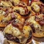 Garlic Parmesan Bacon Cheeseburger Bombs