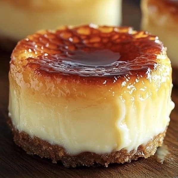 Crème Brûlée Cheesecake Cupcakes