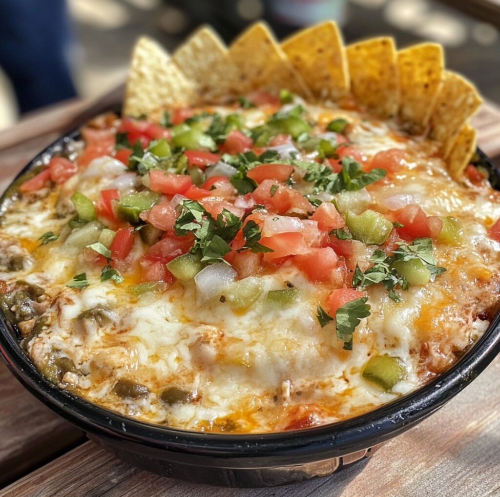 Cheesy nacho dip