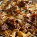 French Onion Beef and Noodles