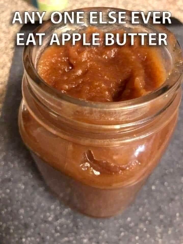 Homemade apple butter