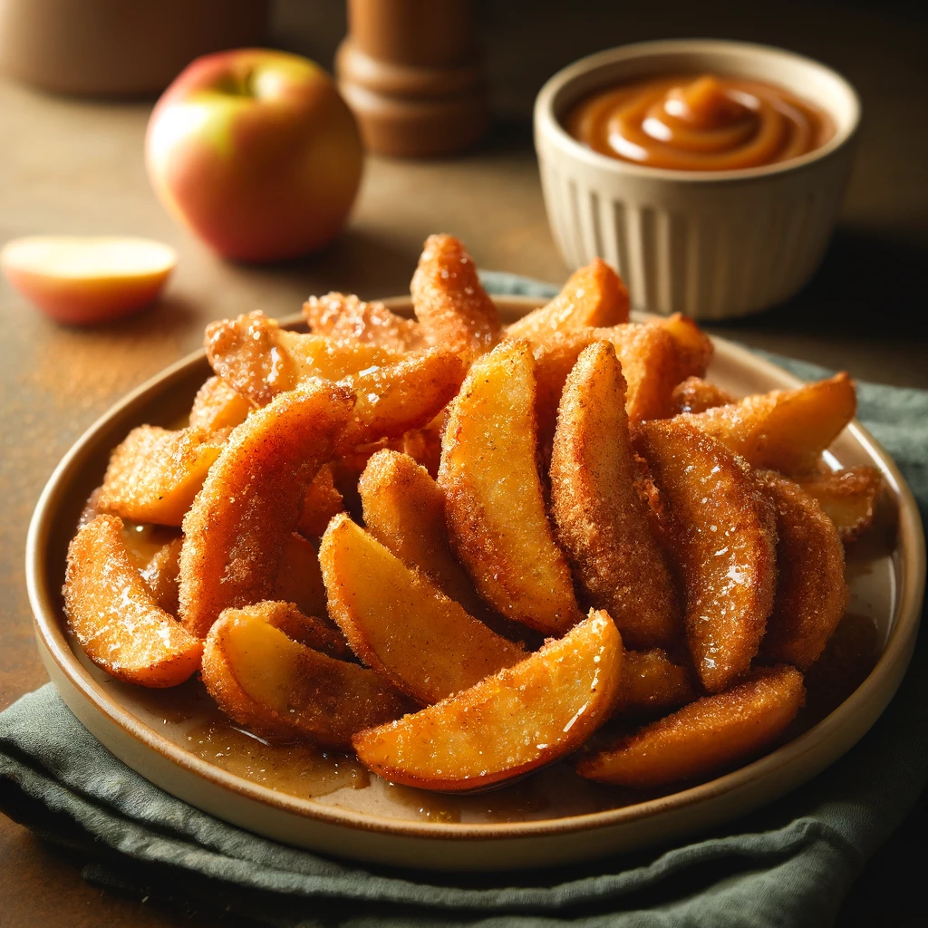 Air Fried Apple Wedges