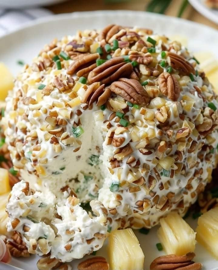 DELICIOUS PINEAPPLE CHEESEBALL