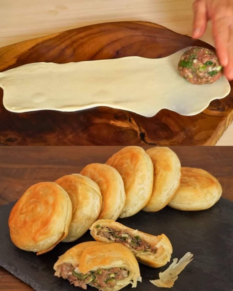 Chinese Beef Puff Pastry Pies