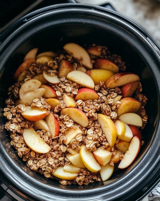 Slow Cooker Apple Crisp