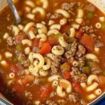 Beef Macaroni Soup