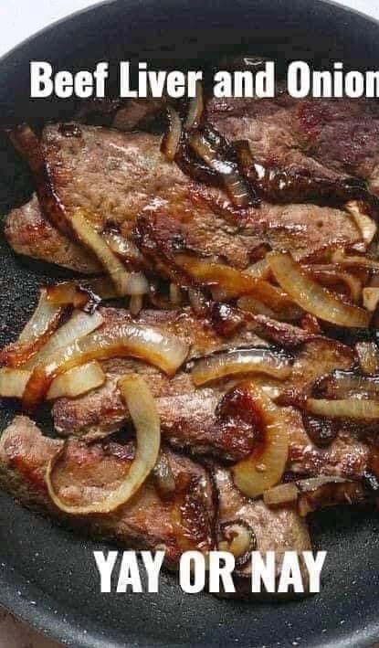 Beef liver and onions