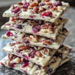 White Chocolate Cranberry Nut Bark