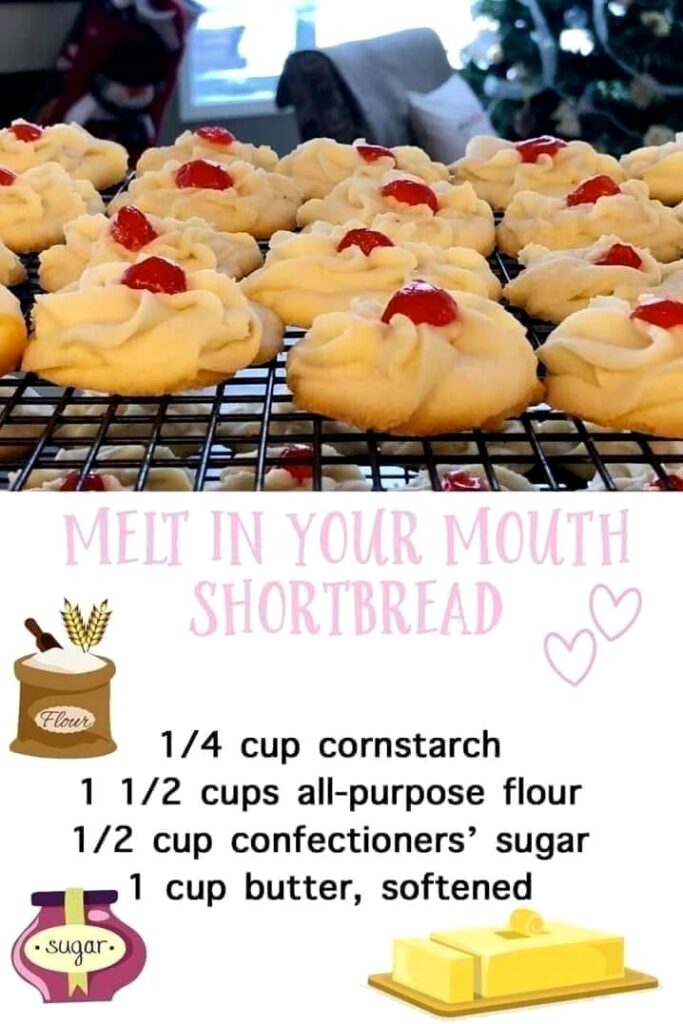 Melt-In-Your-Mouth Shortbread cookies