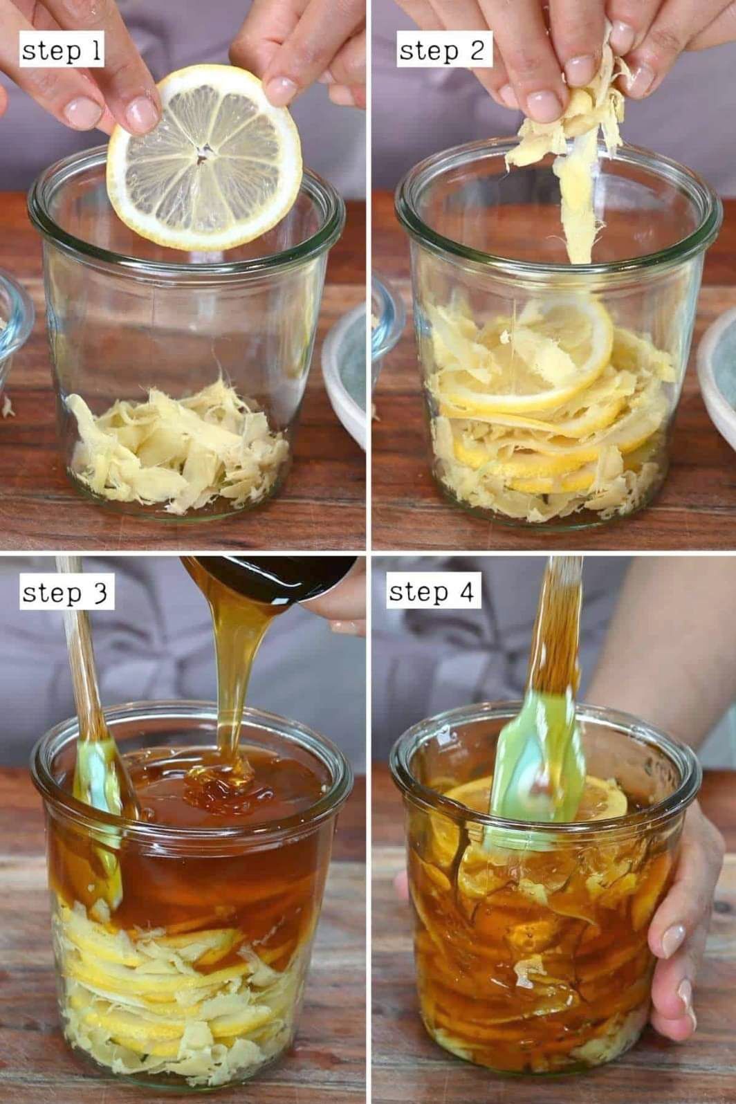 Lemon Ginger Honey Jar