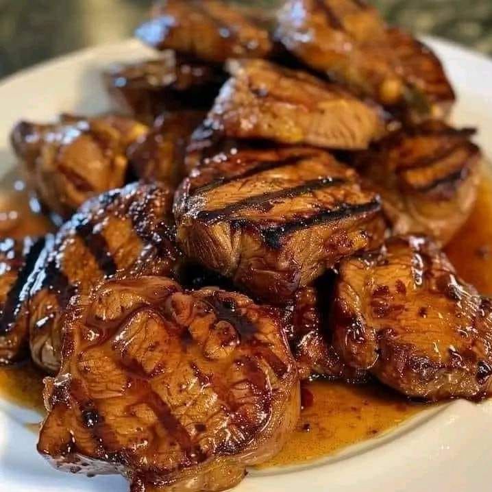 Grilled Honey Garlic Pork Medallions