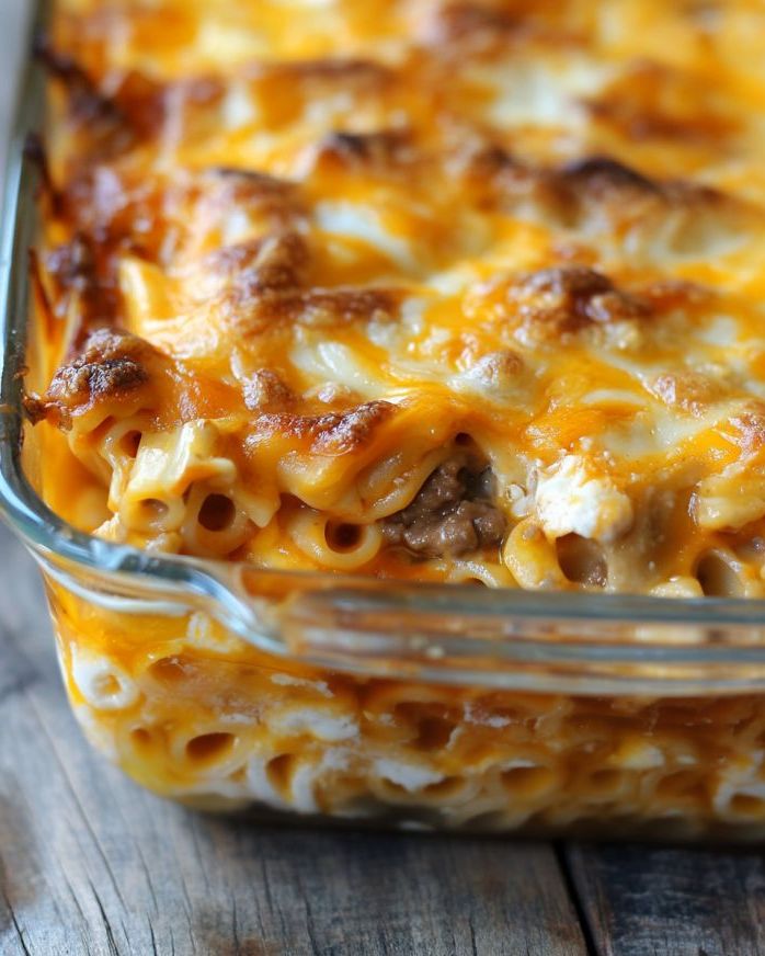 Cheesy Baked Ziti Casserole