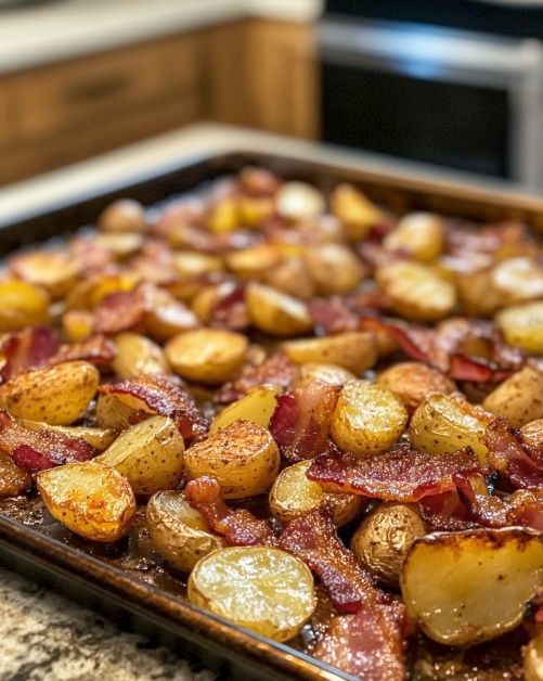 Roasted Potatoes with Bacon