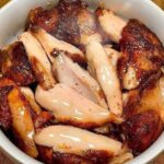 Honey-glazed baked chicken