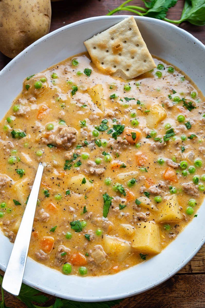 Cheeseburger Soup