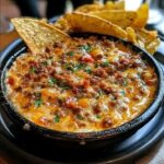 Cheesy Beef Queso Dip