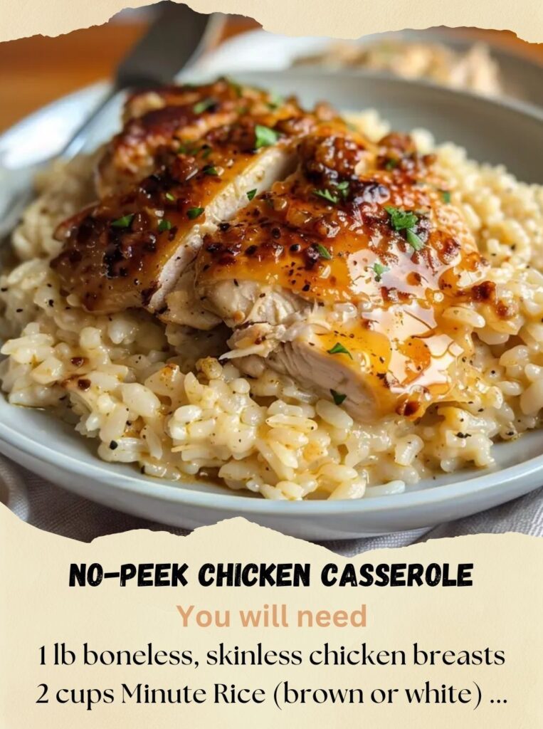 No Peek Chicken Casserole