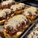 Smokey Sloppy Joe and Provolone sandwiches