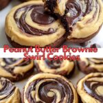 peanut Butter Brownie Swirl Cookies