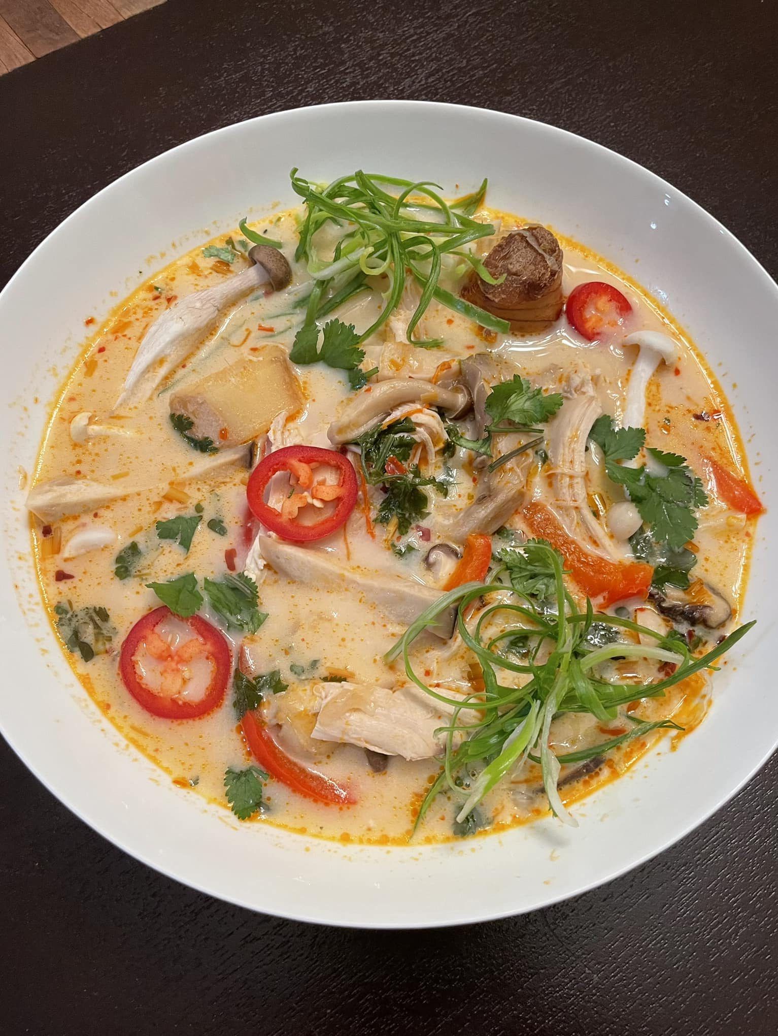 Thai Coconut Chicken Soup