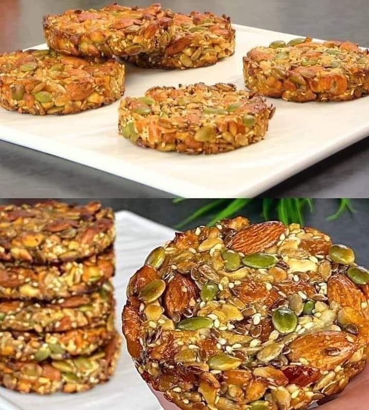 Healthy cookies without flour and sugar