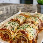 3-Cheese Sausage Lasagna Roll-Ups