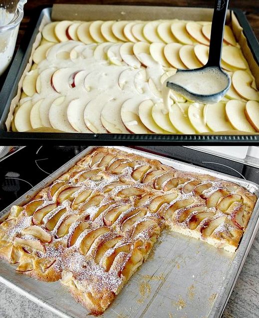 Apple Sheet Cake Recipe 