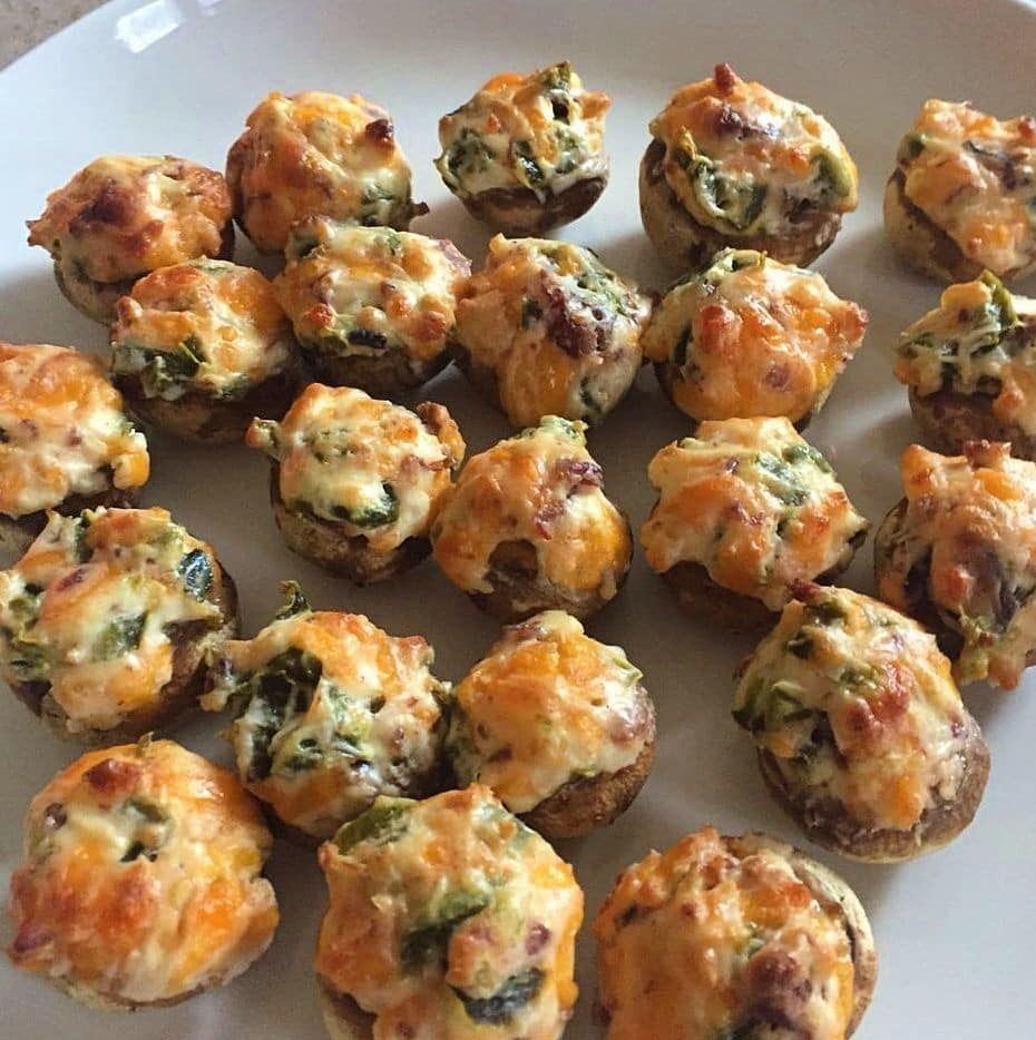 Stuffed Mushrooms with Crab