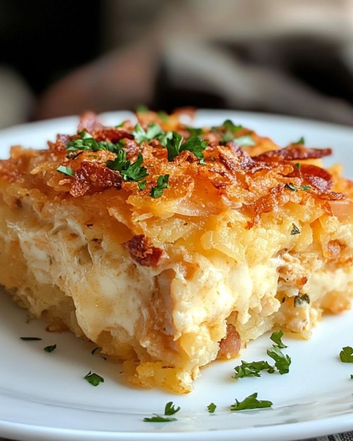 Loaded Chicken and Hash Brown Casserole