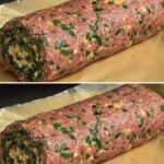 Spinach Stuffed Meatloaf