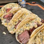 Steak tacos recipe with creamy