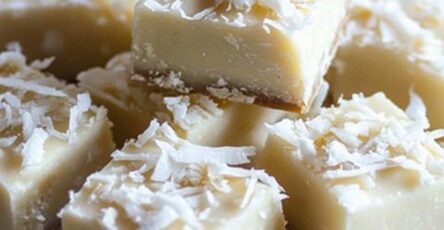 White Chocolate Coconut Fudge