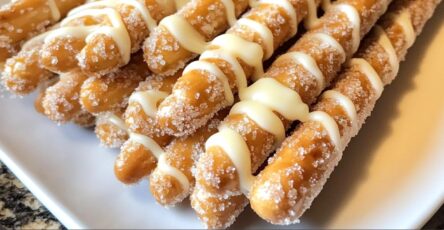 Cinnamon sugar pretzel sticks