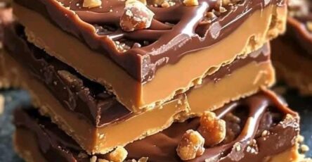 Caramel chocolate layered bars