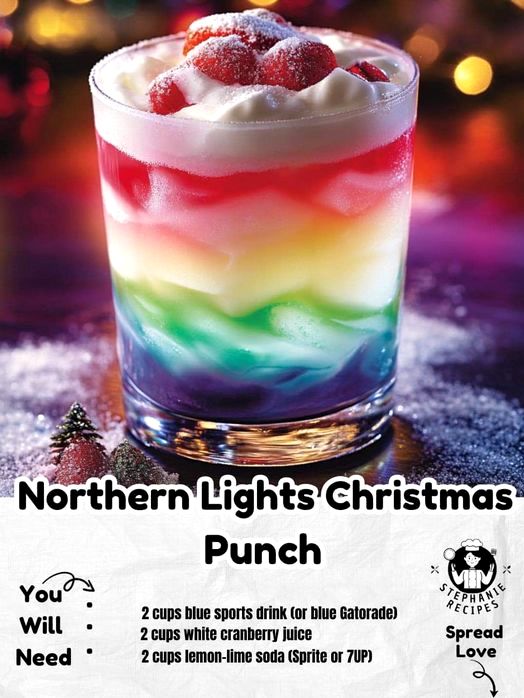 Northern Lights Christmas Punch