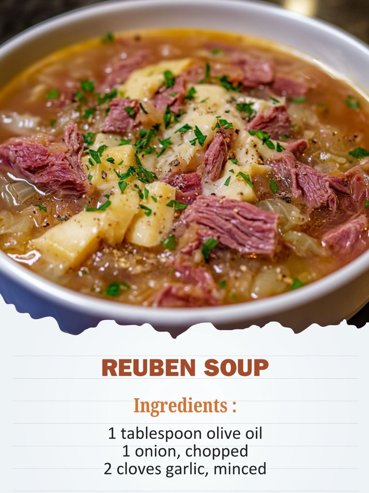 Creamy Reuben Soup