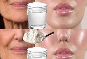 Natural facelift using baking soda and water