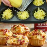 Potato Bacon and Cheese Muffins