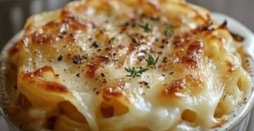 French Onion Pasta Bake