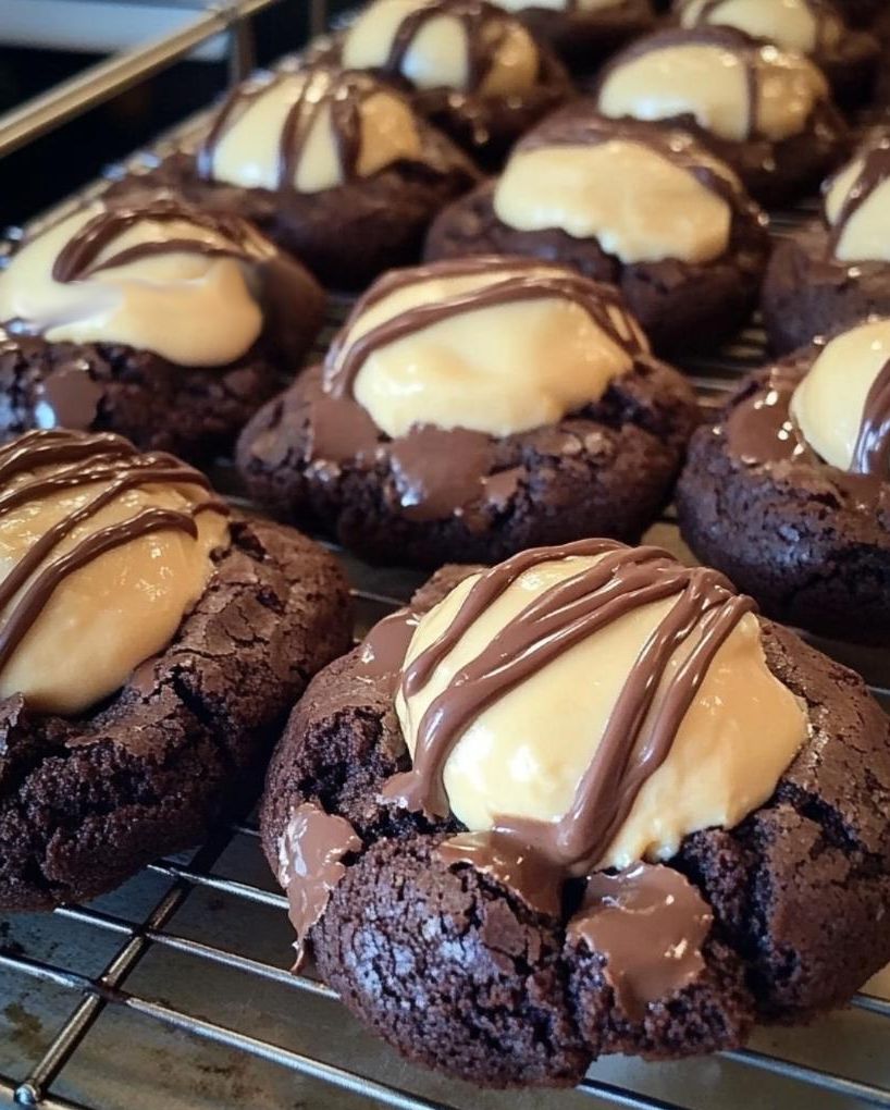 Buckeye Brownie Cookies