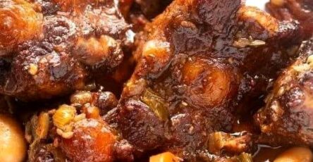 Oxtail Stew with Beans and Carrots Recipe