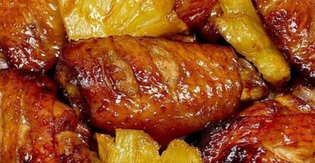 Pineapple chicken wings