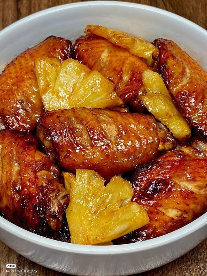 Pineapple chicken wings