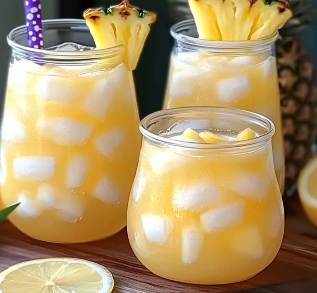 Tropical Pineapple Lemonade Punch