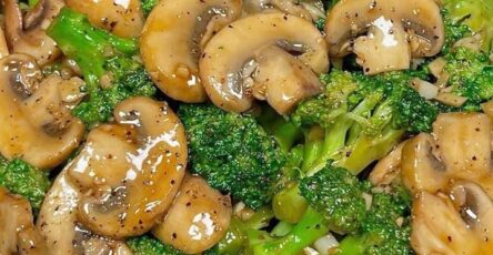 Broccoli and Mushroom Stir-Fry